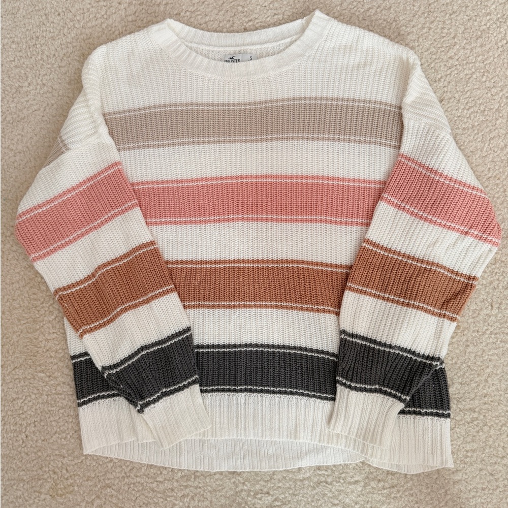 Hollister stripped sweater